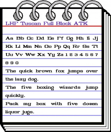 LHF Tuscan Full Block | ATK Regular animated font preview LHF Tuscan Full Block | ATK Regular animated font preview