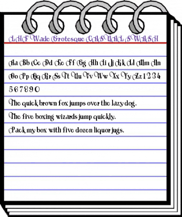 LHF Wade Grotesque CASUAL SWASH Regular animated font preview LHF Wade Grotesque CASUAL SWASH Regular animated font preview