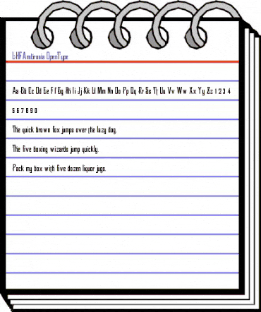 LHFAmbrosia Regular animated font preview LHFAmbrosia Regular animated font preview