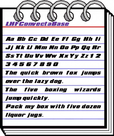 LHFConvectaBase Medium animated font preview LHFConvectaBase Medium animated font preview
