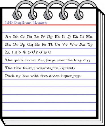 LHFDogBone Regular animated font preview LHFDogBone Regular animated font preview