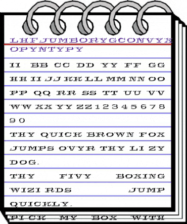 LHF Jumbo Reg CONVEX Regular animated font preview LHF Jumbo Reg CONVEX Regular animated font preview