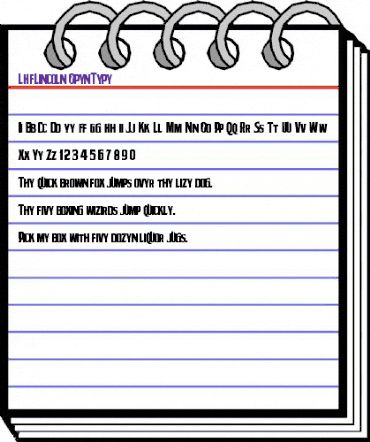 LHF Lincoln Regular animated font preview LHF Lincoln Regular animated font preview