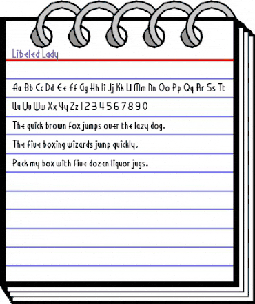 Libeled Lady Regular animated font preview Libeled Lady Regular animated font preview