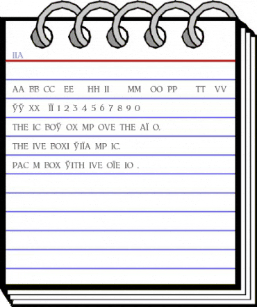 Lidia Normal animated font preview