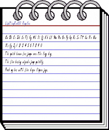 LightingRod60 Regular animated font preview LightingRod60 Regular animated font preview