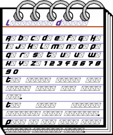 Lightyear Design Regular animated font preview Lightyear Design Regular animated font preview