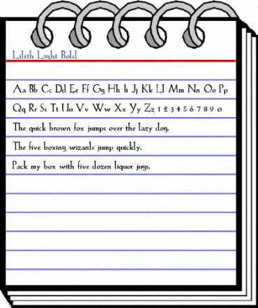 Lilith-Light bOLD Bold animated font preview Lilith-Light bOLD Bold animated font preview