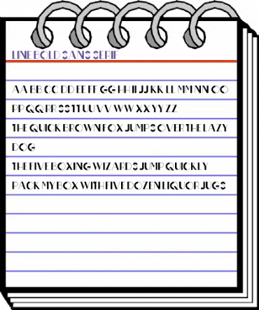 Line Bold Sans serif Regular animated font preview Line Bold Sans serif Regular animated font preview