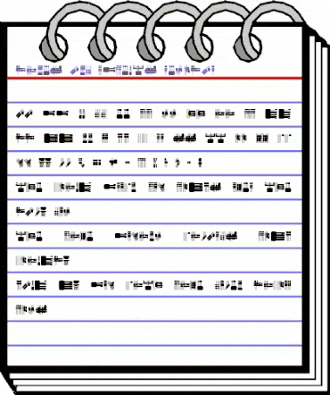 Lines and Objects Regular animated font preview Lines and Objects Regular animated font preview