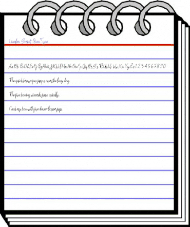 Linoleo Script Regular animated font preview Linoleo Script Regular animated font preview