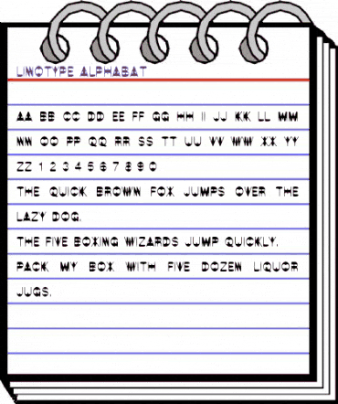 LTAlphabat Regular animated font preview