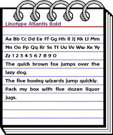 LinotypeAtlantis Bold Bold animated font preview LinotypeAtlantis Bold Bold animated font preview
