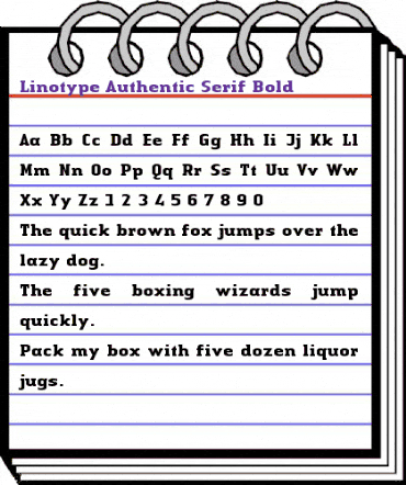 LTAuthenticSerif Bold Bold animated font preview