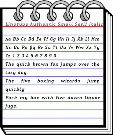 LTAuthenticSmallSerif Italic animated font preview LTAuthenticSmallSerif Italic animated font preview