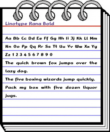 LTRana Regular Bold animated font preview LTRana Regular Bold animated font preview