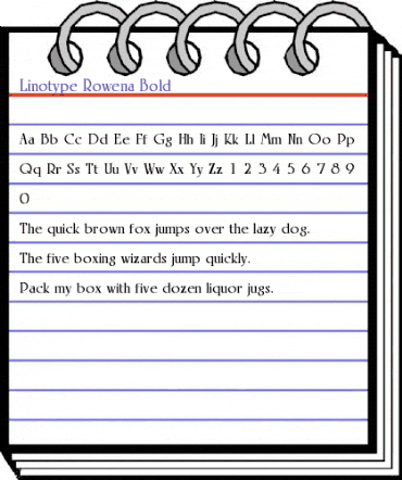 LTRowena Light Bold animated font preview LTRowena Light Bold animated font preview