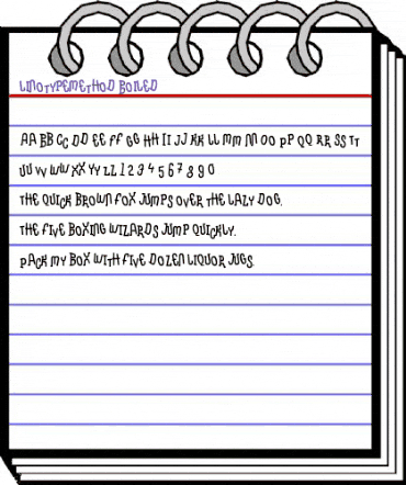 LTMethod Boiled Boiled animated font preview LTMethod Boiled Boiled animated font preview