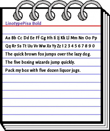 LTPisa Regular Bold animated font preview LTPisa Regular Bold animated font preview