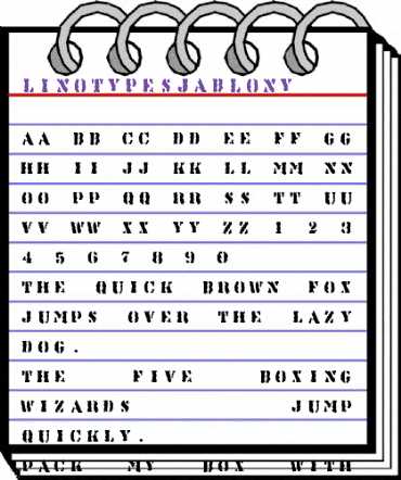 LTSjablony Medium animated font preview LTSjablony Medium animated font preview