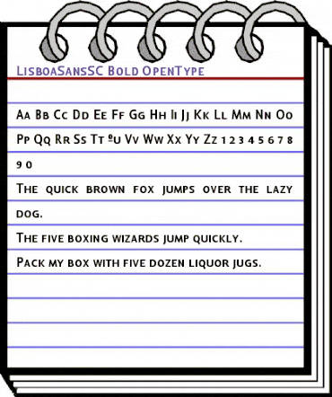 Lisboa Sans SC Bold animated font preview Lisboa Sans SC Bold animated font preview