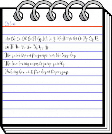 Lisbon Regular animated font preview Lisbon Regular animated font preview