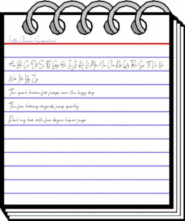 Little Queen Signature Regular animated font preview Little Queen Signature Regular animated font preview