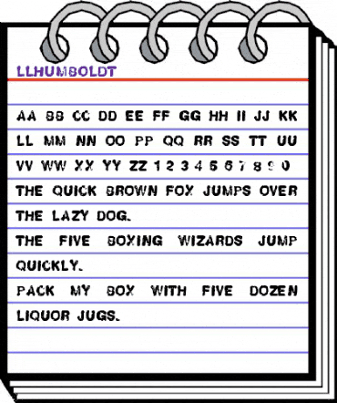 LLHumboldt Regular animated font preview LLHumboldt Regular animated font preview