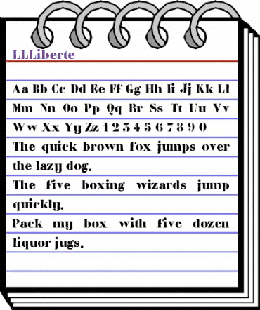 LLLiberte Regular animated font preview LLLiberte Regular animated font preview