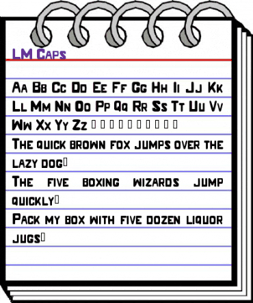 LM Caps Regular animated font preview LM Caps Regular animated font preview
