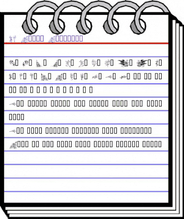 LM Phils Phlorals Regular animated font preview