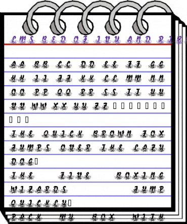 LMS Bed of Ivy and Ribbons Regular animated font preview LMS Bed of Ivy and Ribbons Regular animated font preview