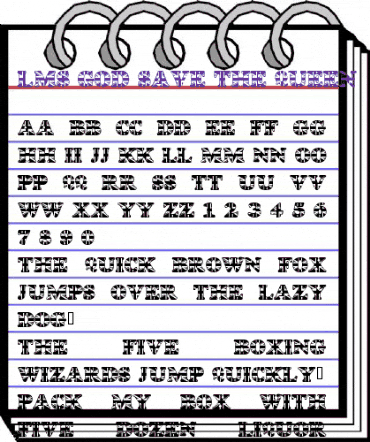 LMS God Save The Queen Regular animated font preview LMS God Save The Queen Regular animated font preview