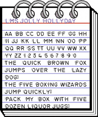 LMS Jolly Hollyday Regular animated font preview LMS Jolly Hollyday Regular animated font preview