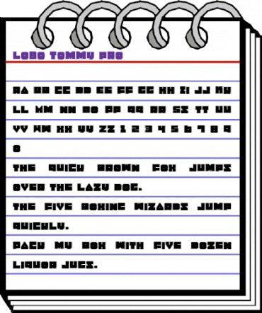 Lobo Tommy Pro Regular animated font preview Lobo Tommy Pro Regular animated font preview