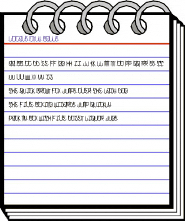 Locals Only Regular animated font preview