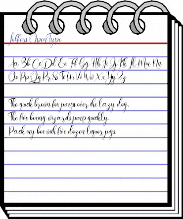 Loffers Regular animated font preview