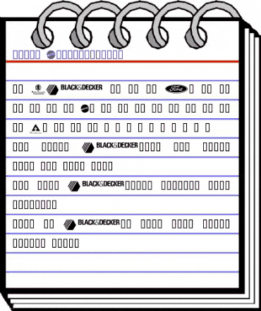 Logos Manufacturing animated font preview