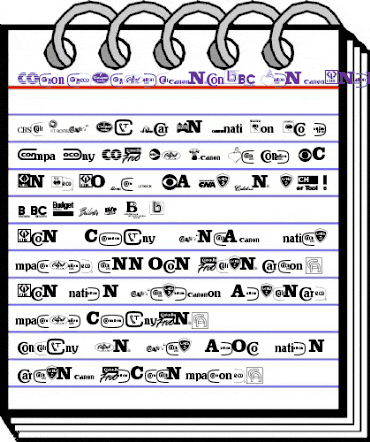 LogosCompany P04 animated font preview