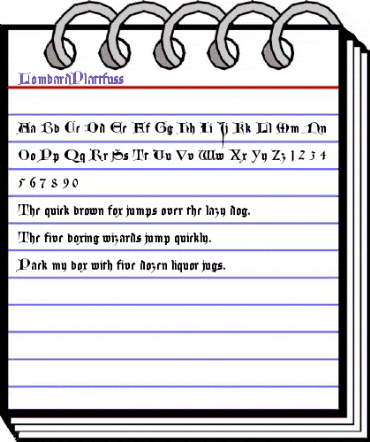 LombardPlattfuss Regular animated font preview LombardPlattfuss Regular animated font preview