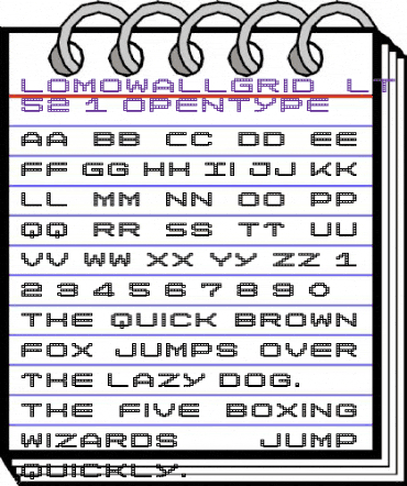 LomoWallGrid LT Std 50 Regular animated font preview LomoWallGrid LT Std 50 Regular animated font preview