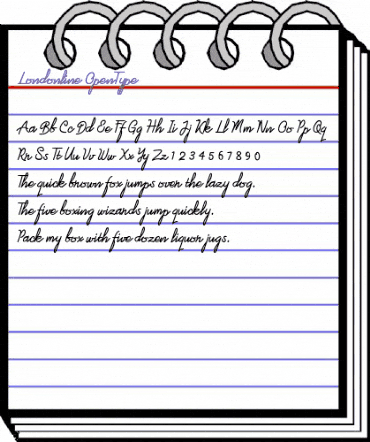 Londonline Regular animated font preview Londonline Regular animated font preview