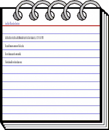 Long Rider Alternative Regular animated font preview