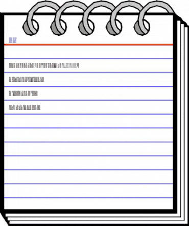 Long Rider Regular animated font preview