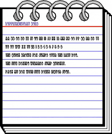 LopplerDisplay Bold animated font preview LopplerDisplay Bold animated font preview