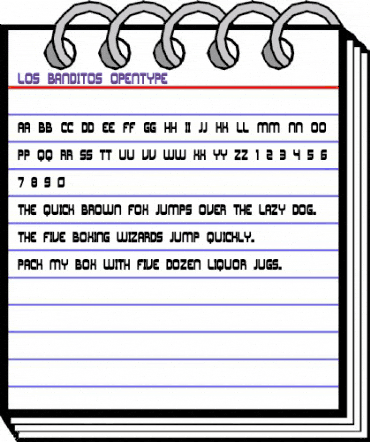 Los Banditos Regular animated font preview Los Banditos Regular animated font preview