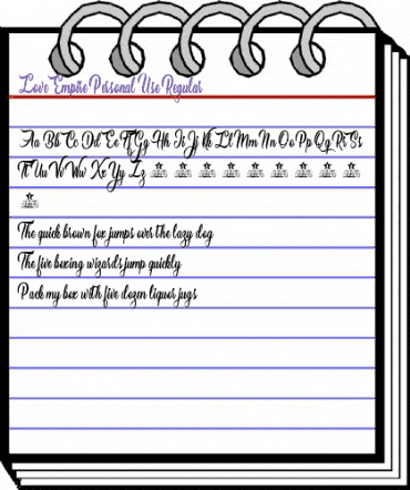 Love Empire Personal Use Regular animated font preview Love Empire Personal Use Regular animated font preview