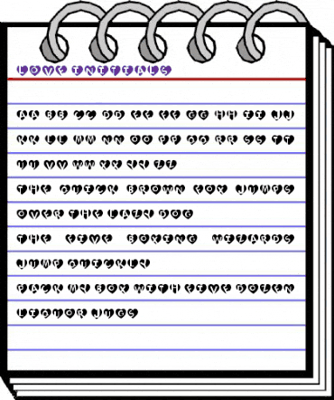 love initials Regular animated font preview love initials Regular animated font preview