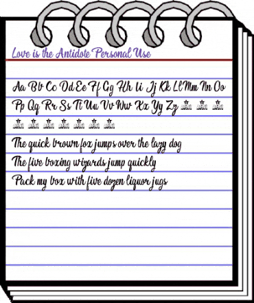 Love is the Antidote Personal U Regular animated font preview Love is the Antidote Personal U Regular animated font preview