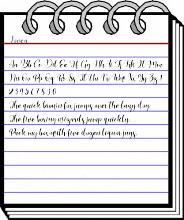 Lovea Regular animated font preview Lovea Regular animated font preview